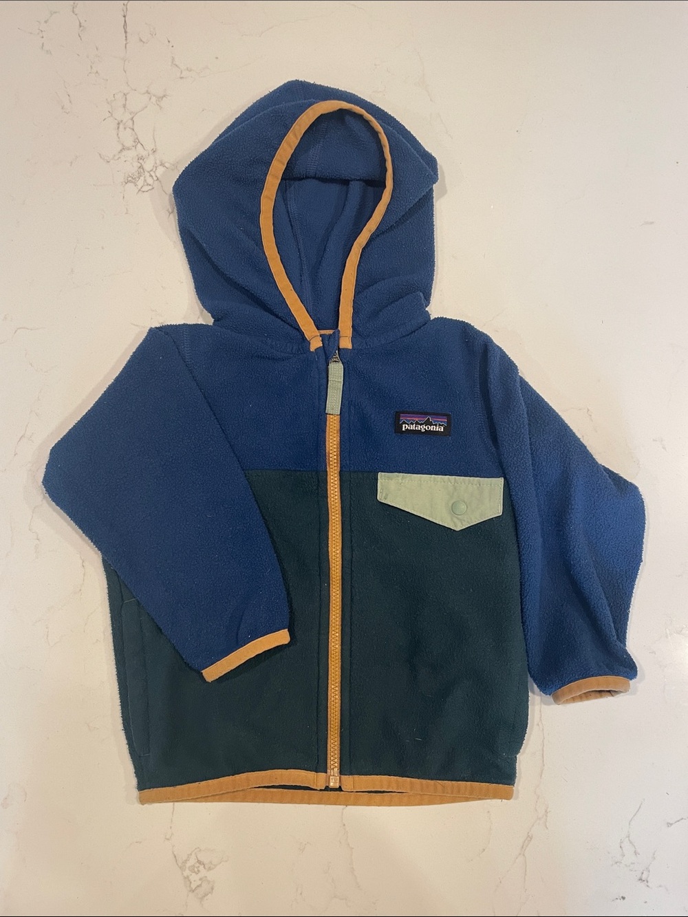 Patagonia Kids micro fleece jacket 12-18mo